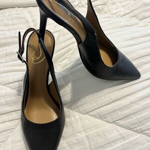 Sam Edelman Black Slingback Heels